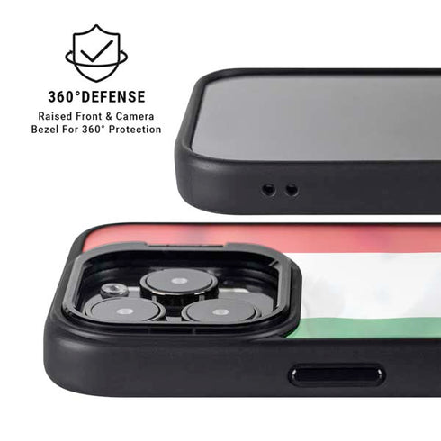 Italy Flag iPhone 14 Pro Kickstand Case