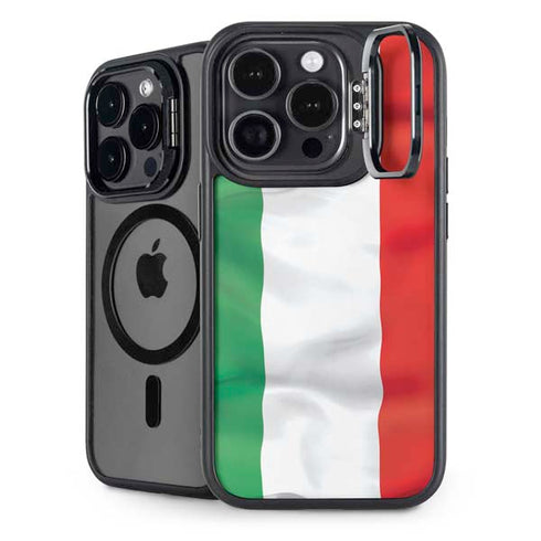 Italy Flag iPhone 14 Pro Max Kickstand Case
