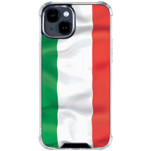 Italy Flag iPhone 15 Clear Case