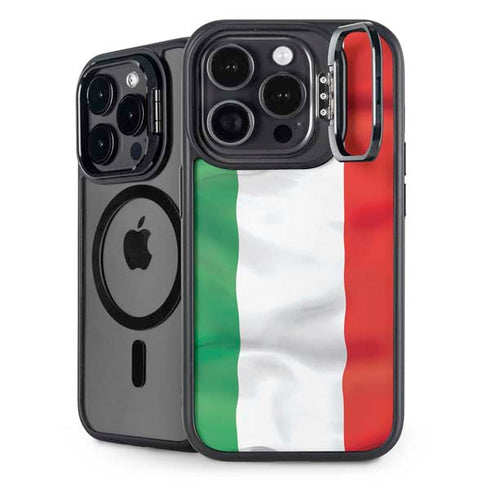 Italy Flag iPhone 15 Pro Max Kickstand Case