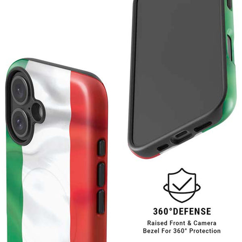 Italy Flag iPhone 16 Magsafe Impact Case