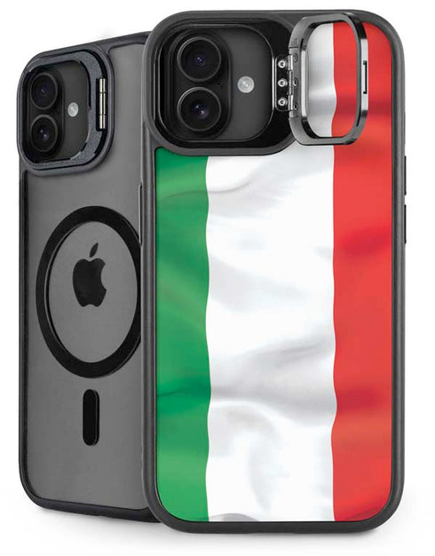 Italy Flag iPhone 16 Plus Kickstand Case