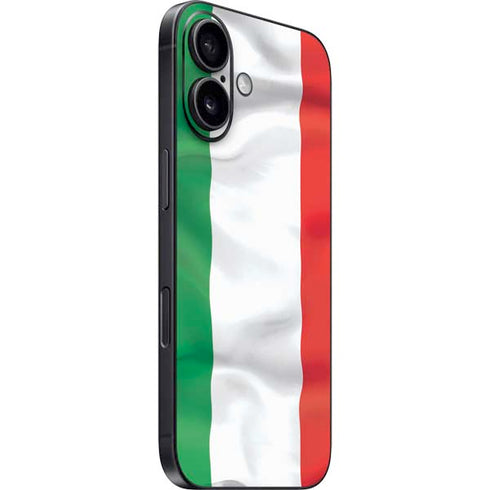 Italy Flag iPhone 16 Plus Skin