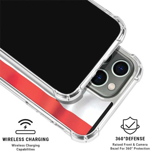 Italy Flag iPhone 16 Pro Clear Case