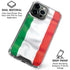 Italy Flag iPhone 16 Pro Max Clear Case