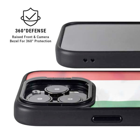 Italy Flag iPhone 16 Pro Max Kickstand Case