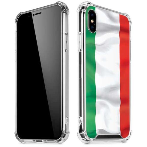 Italy Flag iPhone X/XS Clear Case