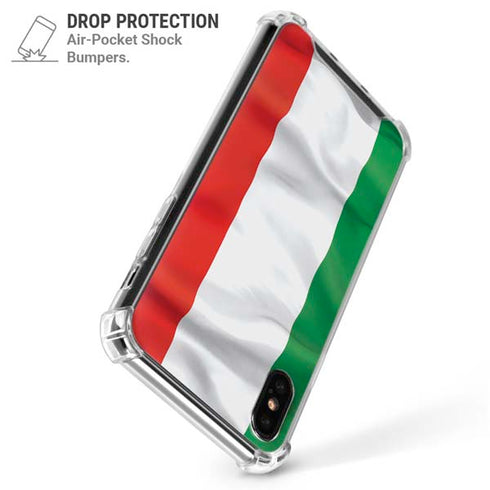 Italy Flag iPhone X/XS Clear Case