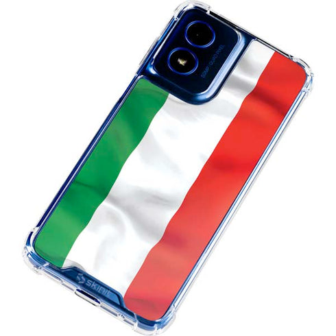 Italy Flag Moto G 5G (2024) Clear Case