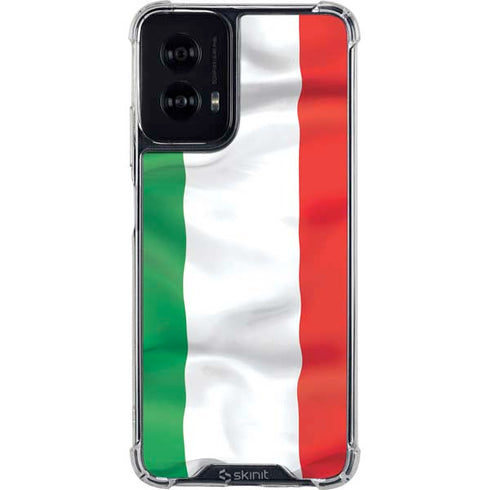 Italy Flag Moto G Power 5G (2024) Clear Case