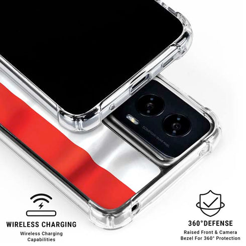 Italy Flag Moto G Power 5G (2024) Clear Case