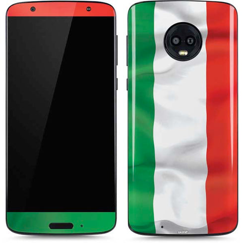 Italy Flag Moto G6 Skin
