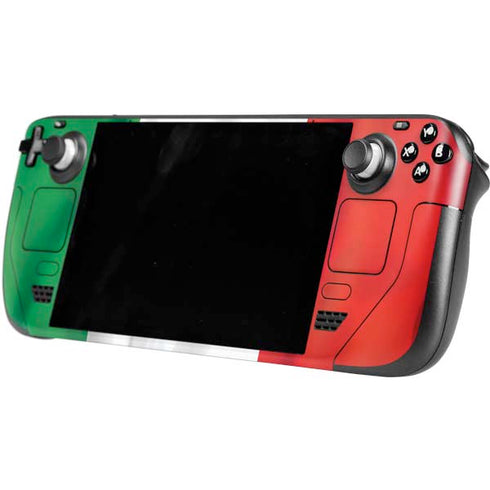 Italy Flag Steam Deck Handheld Gaming Computer OLED Skin