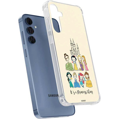 Disney Princess Its A Princess Thing Art Galaxy A55 5G Clear Case