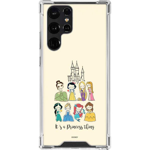 Disney Princess Its A Princess Thing Art Galaxy S23 Ultra Clear Case