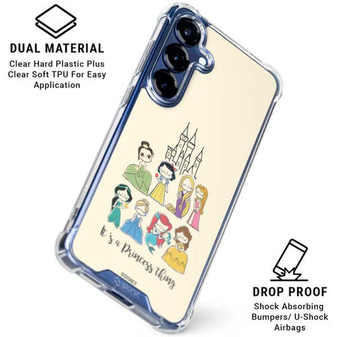 Disney Princess Its A Princess Thing Art Galaxy S25 Clear Case