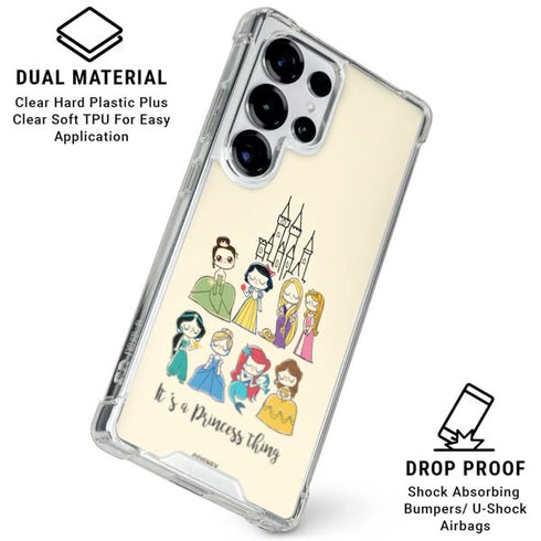 Disney Princess Its A Princess Thing Art Galaxy S26 Ultra Clear Case