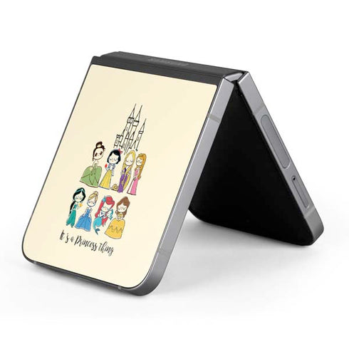 Disney Princess Its A Princess Thing Art Galaxy Z Flip6 Skin