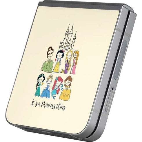 Disney Princess Its A Princess Thing Art Galaxy Z Flip6 Skin