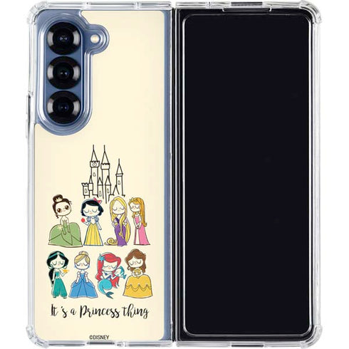 Disney Princess Its A Princess Thing Art Galaxy Z Fold6 Clear Case