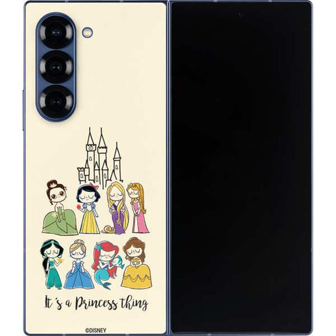 Disney Princess Its A Princess Thing Art Galaxy Z Fold6 Skin