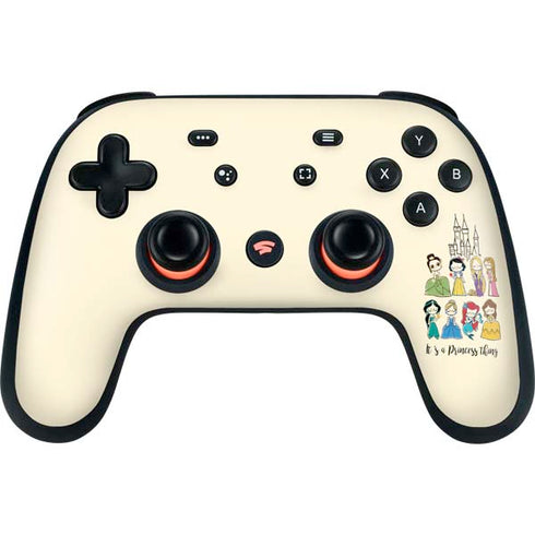 Disney Princess Its A Princess Thing Art Google Stadia Controller Skin