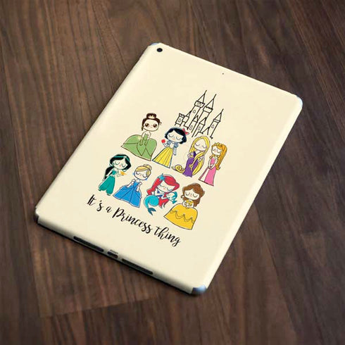 Disney Princess Its A Princess Thing Art Apple iPad Skin
