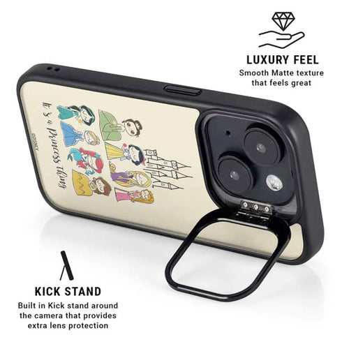 Disney Princess Its A Princess Thing Art iPhone 15 Plus Kickstand Case