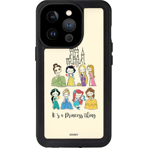 Disney Princess Its A Princess Thing Art iPhone 15 Pro Waterproof Case