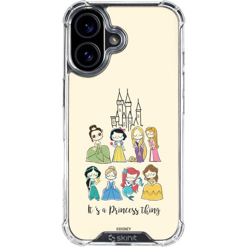 Disney Princess Its A Princess Thing Art iPhone 16 Clear Case