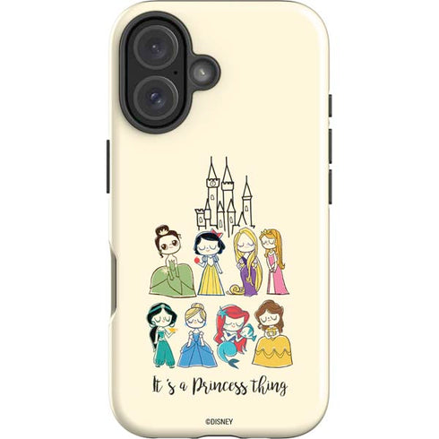 Disney Princess Its A Princess Thing Art iPhone 16 Impact Case