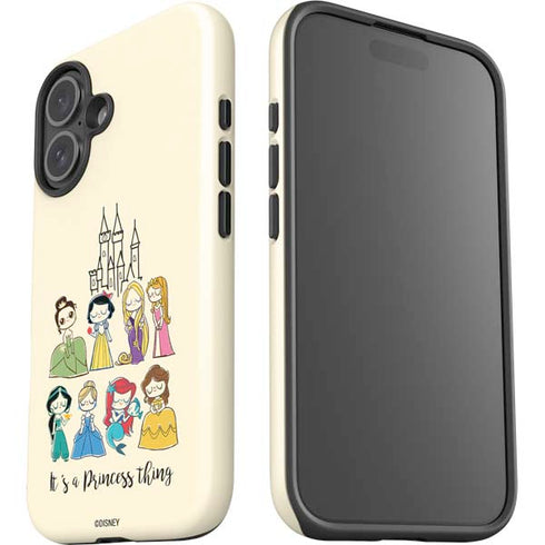 Disney Princess Its A Princess Thing Art iPhone 16 Impact Case