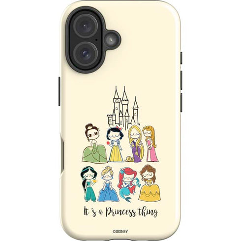 Disney Princess Its A Princess Thing Art iPhone 16 Plus Impact Case