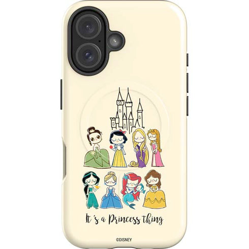 Disney Princess Its A Princess Thing Art iPhone 16 Plus Magsafe Impact Case