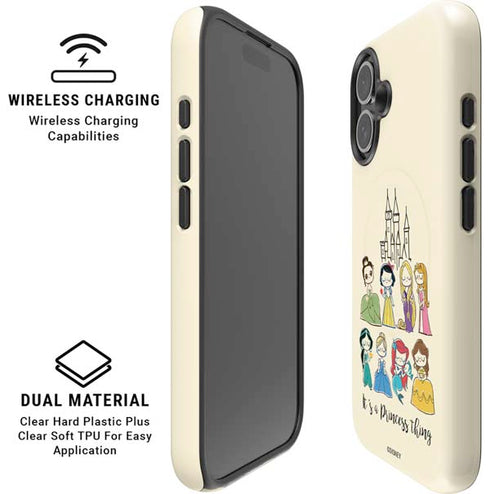 Disney Princess Its A Princess Thing Art iPhone 16 Plus Magsafe Impact Case