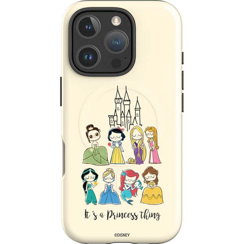 Disney Princess Its A Princess Thing Art iPhone 16 Pro Magsafe Impact Case
