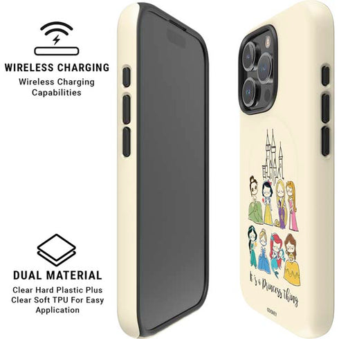 Disney Princess Its A Princess Thing Art iPhone 16 Pro Max Magsafe Impact Case