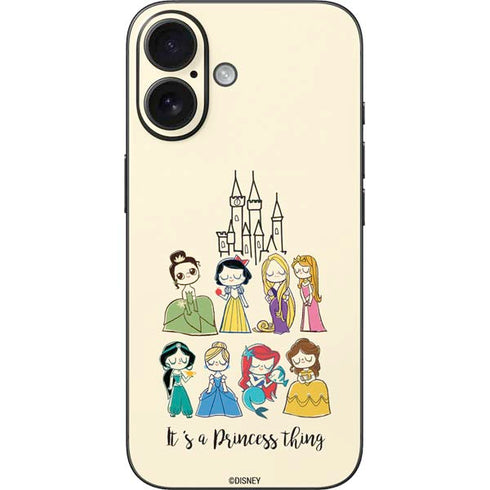 Disney Princess Its A Princess Thing Art iPhone 16 Skin