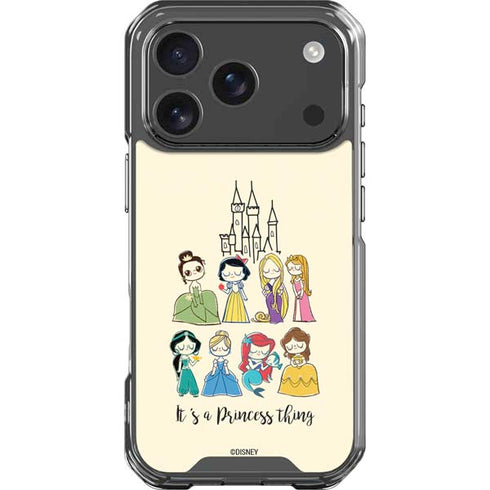 Disney Princess Its A Princess Thing Art iPhone 18 Pro Clear Case