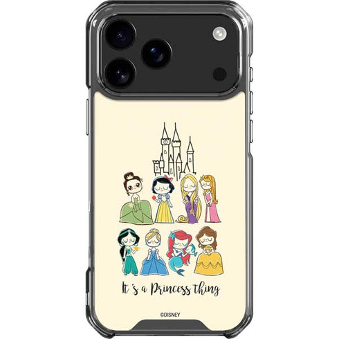Disney Princess Its A Princess Thing Art iPhone 18 Pro Max Clear Case