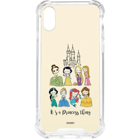 Disney Princess Its A Princess Thing Art iPhone XS Clear Case