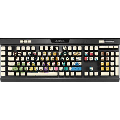 Disney Princess Its A Princess Thing Art K95 RGB PLATINUM Mechanical Gaming Keyboard Skin