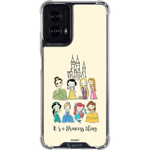 Disney Princess Its A Princess Thing Art Moto G Power 5G (2024) Clear Case