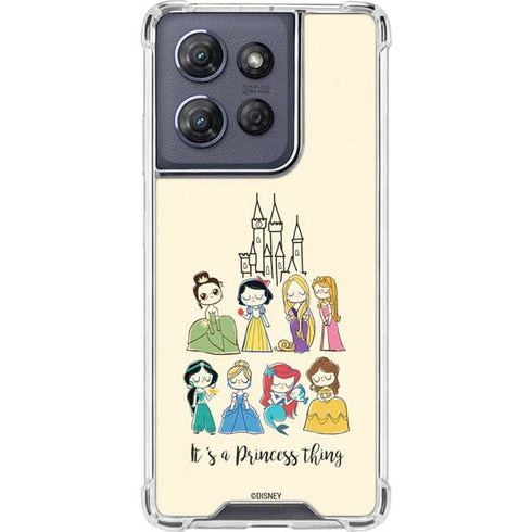 Disney Princess Its A Princess Thing Art Moto G Power 5G (2025) Clear Case