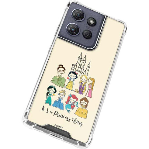 Disney Princess Its A Princess Thing Art Moto G Power 5G (2025) Clear Case