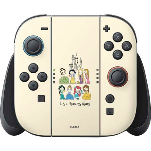 Disney Princess Its A Princess Thing Art Nintendo Switch 2 (2025) Joy-Con Controller Skin