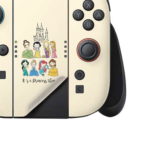 Disney Princess Its A Princess Thing Art Nintendo Switch 2 (2025) Joy-Con Controller Skin