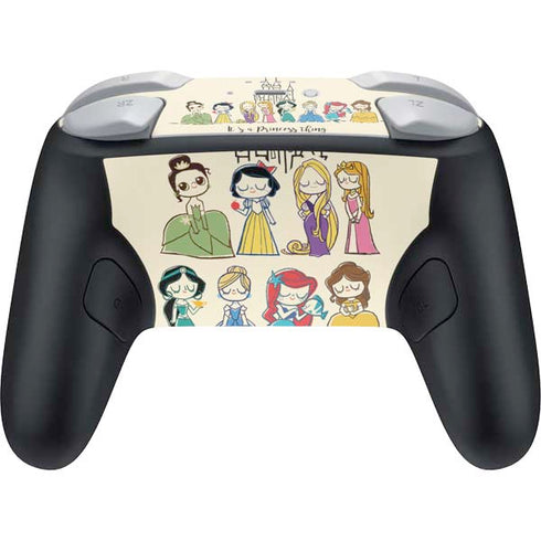 Disney Princess Its A Princess Thing Art Nintendo Switch 2 (2025) Pro Controller Skin