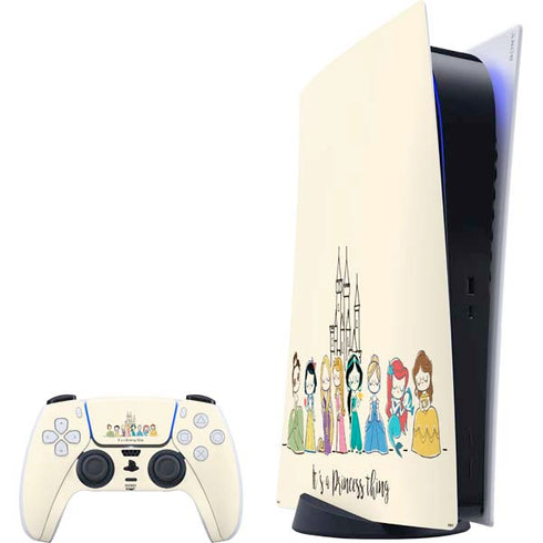 Disney Princess Its A Princess Thing Art PlayStation PS5 Skins