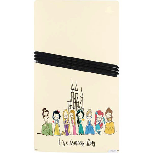 Disney Princess Its A Princess Thing Art PS5 Pro Bundle Skin